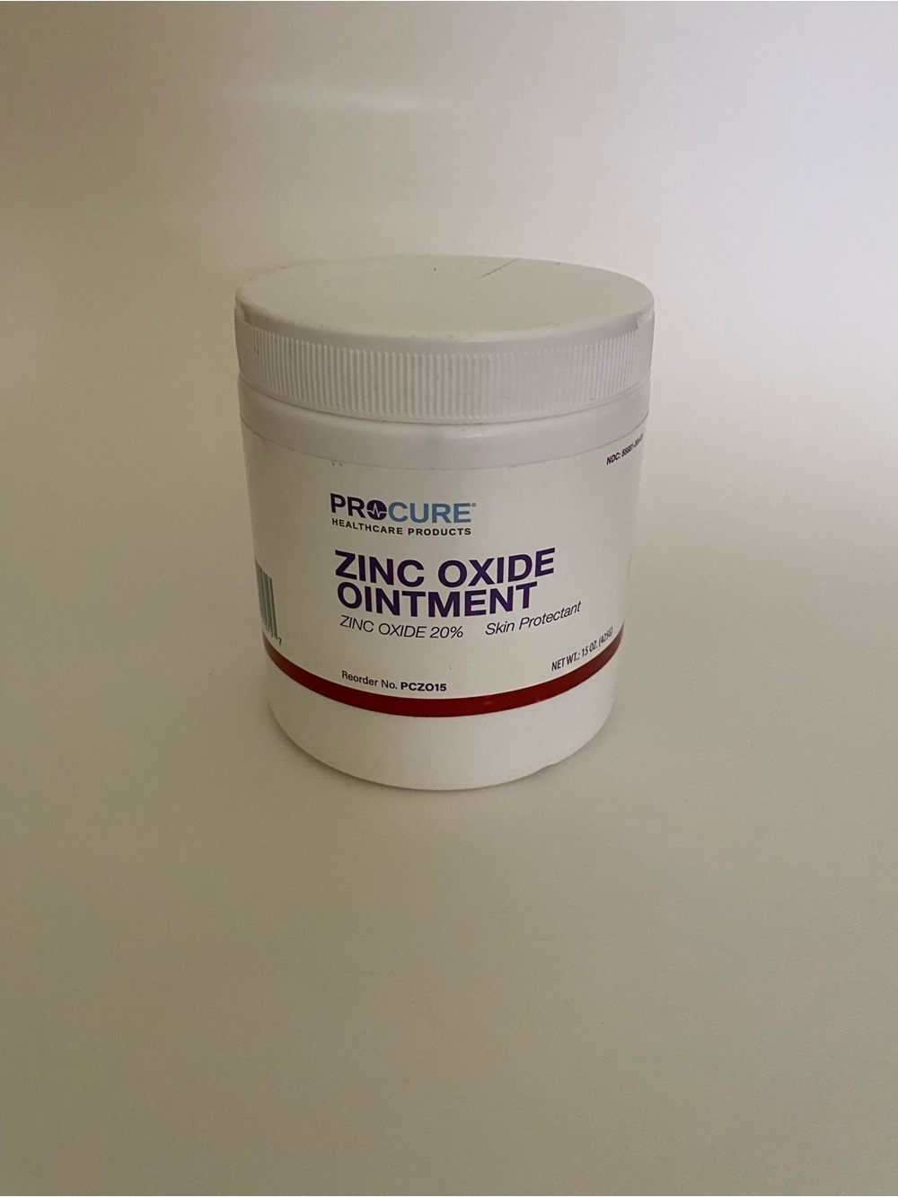 Procure Zinc Oxide Skin Protection Ointment exp 07/2028